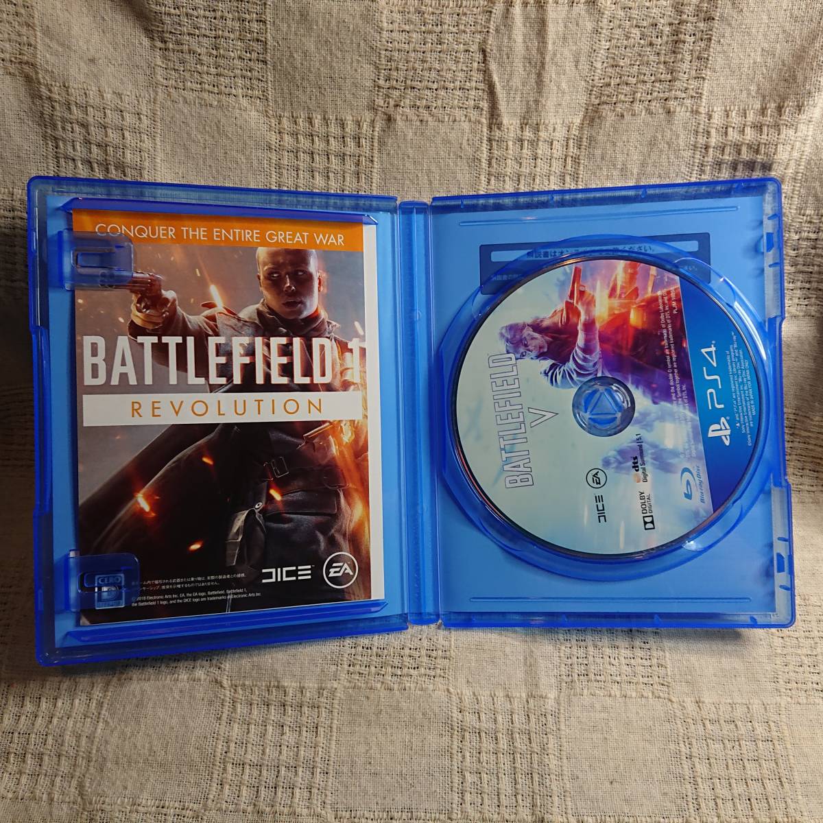 美品[Zq] PS4 Play Station 4 バトルフィールドV　 BATTLEFIELD V　　定形外郵便250円発送_画像3