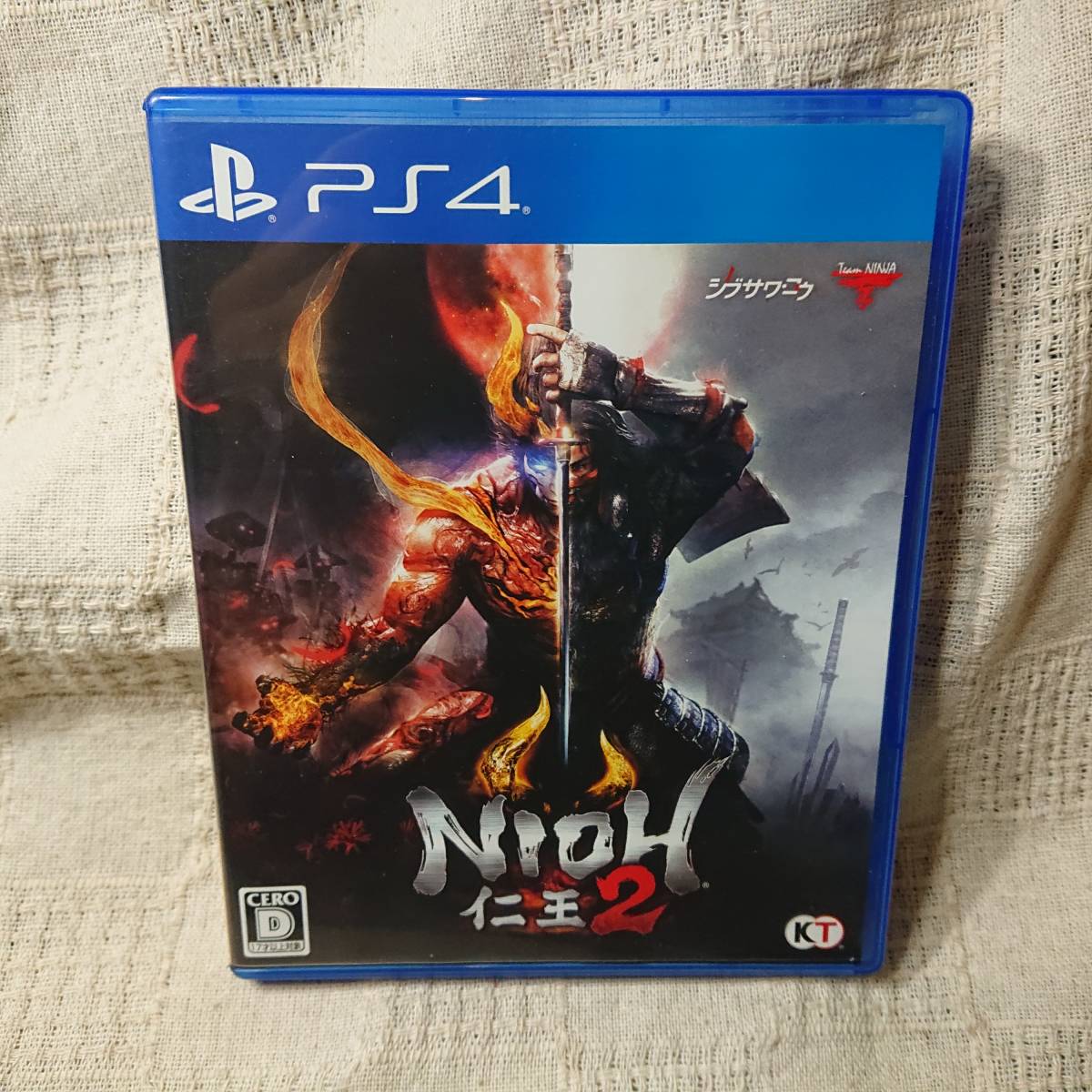 美品[Zr] PS4 Play Station 4 仁王 NIOH　　定形外郵便250円発送_画像1