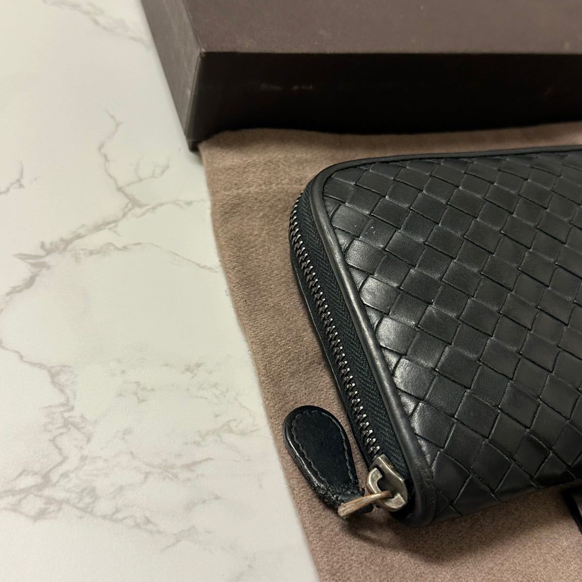ボッテガヴェネタ 財布 長財布 イントレチャート ラウンドファスナー