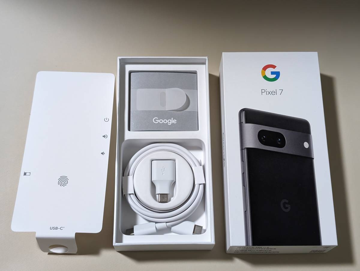 Pixel7 空き箱 付属品 本体無し USBケーブル SIMツール クイックスイッチアダプター 新品_画像1