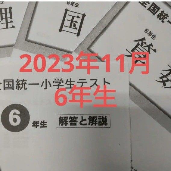 全国統一小学生テスト6年生