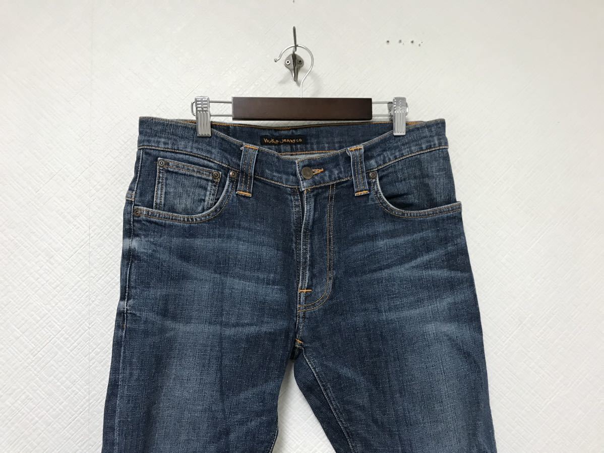 本物ヌーディージーンズNUDIEJEANSコットンストレッチスキニーデニム 