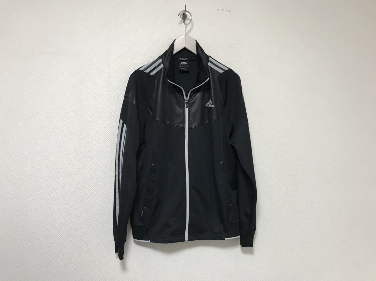 本物アディダスadidasジャージロゴ刺繍長袖ジップトラック 本物アディダスadidasジャージロゴ刺繍長袖ジップトラック