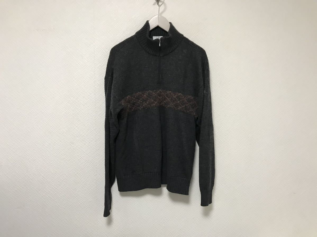 本物ダンヒルスポーツdunhill Sportウールニットハーフジップ 本物ダンヒルスポーツdunhill Sportウールニットハーフジップ