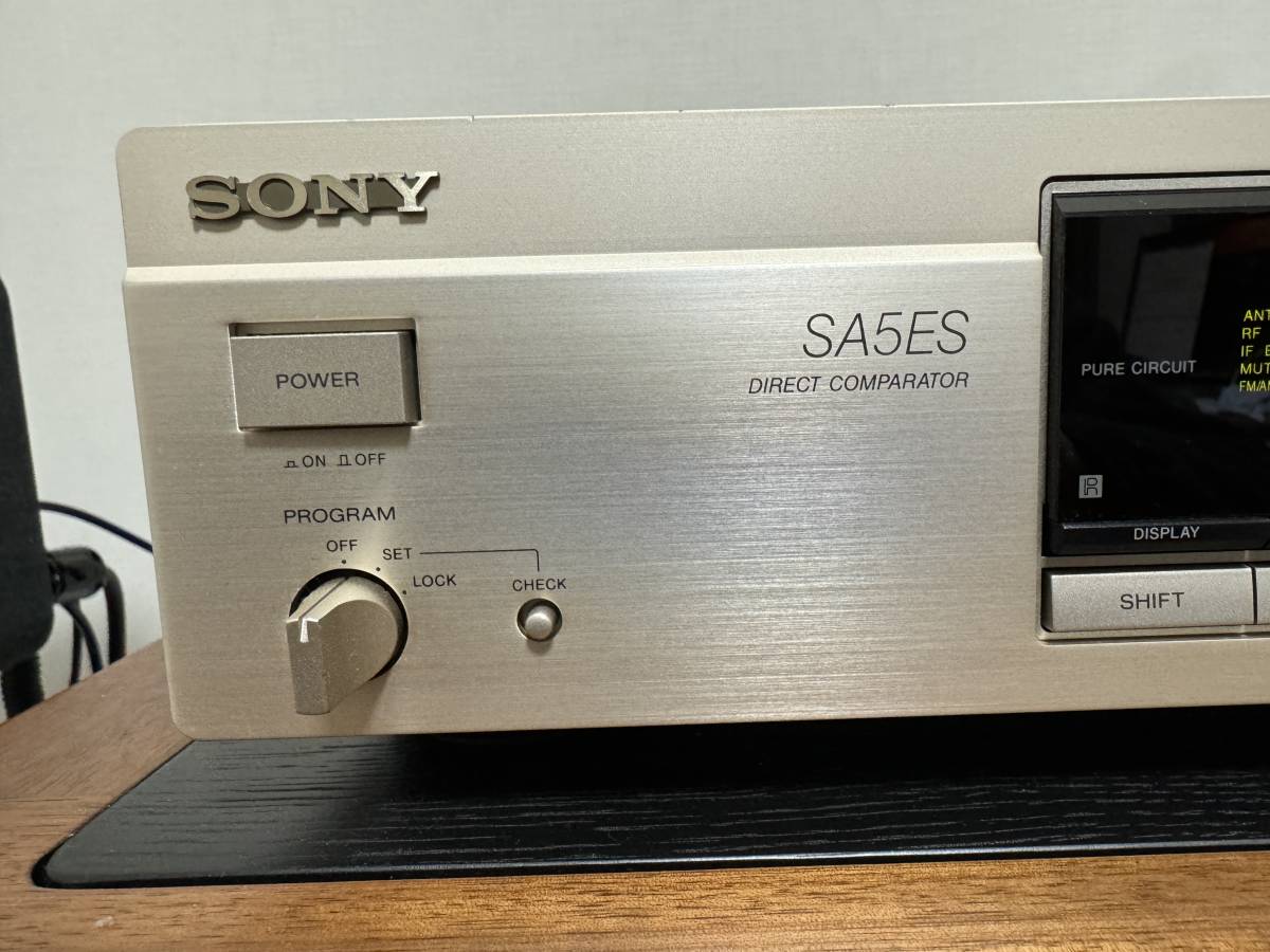 SONY ST-SA5ES FM/AM STEREO TUNER　調整済品　送料込み_画像4