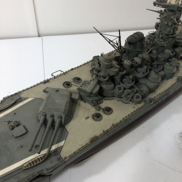 日本海軍 戦艦大和 ヤマト プラモデル 模型 YAMATO 全長130㎝ ジャンク AA1025大2408/1116_画像3