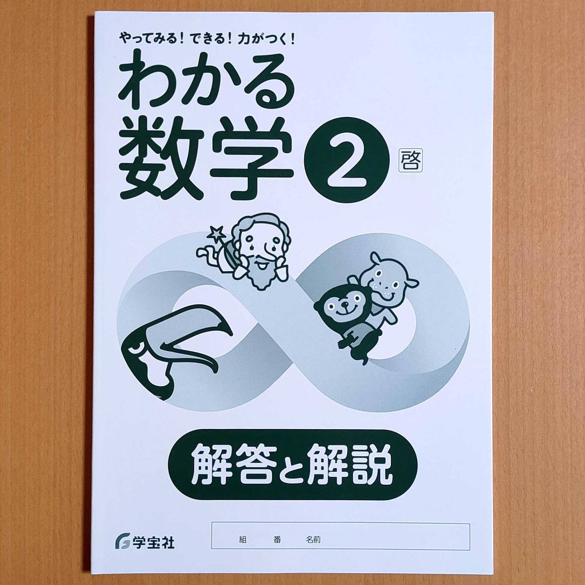 令和5年度対応「わかる数学 2年 啓林館版【生徒用】解答と解説」学宝社 ワーク 答え 新しい数学 啓林 啓.