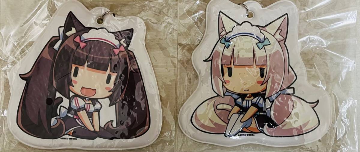 【1円〜】ネコぱら パスケース ショコラ バニラ さより NEKO WORKs NEKOPARA_画像1