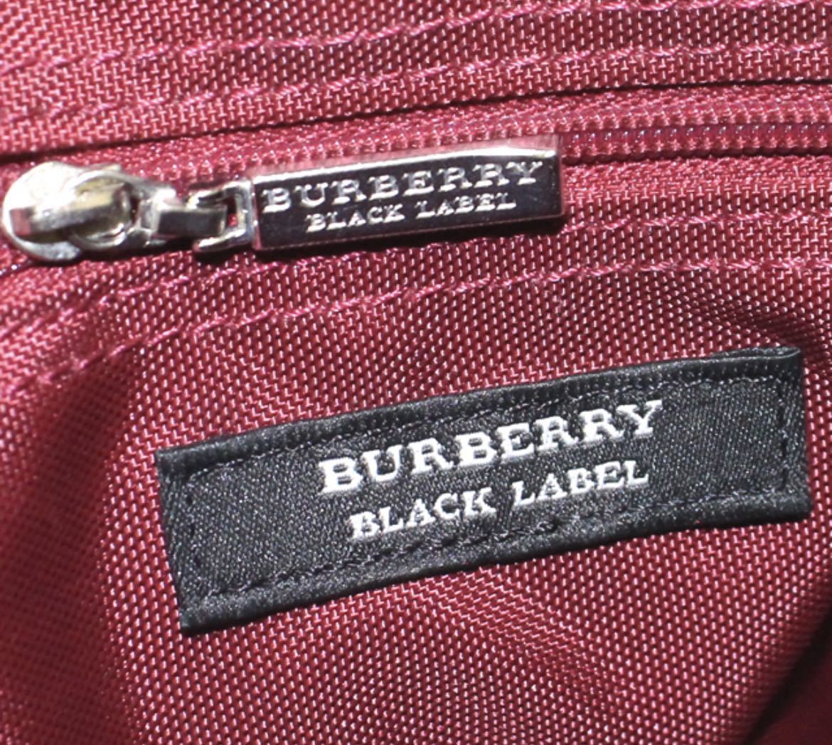 美品 BURBERRY バーバリー ブラックレーベル キャンバス 斜め掛け ショルダーバッグ メンズ ビジネスバッグ ネイビー ナバチェック_画像9