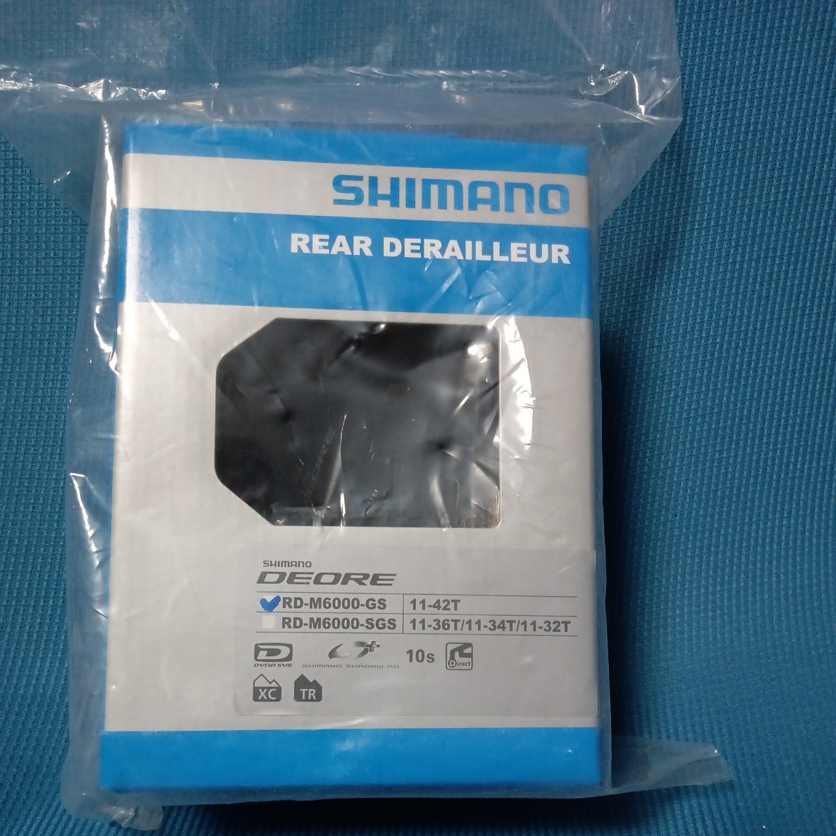 シマノ　DEOREリアディレイラー RD-M6000-GS ロングゲージ 　　新品未使用未開封　MTB