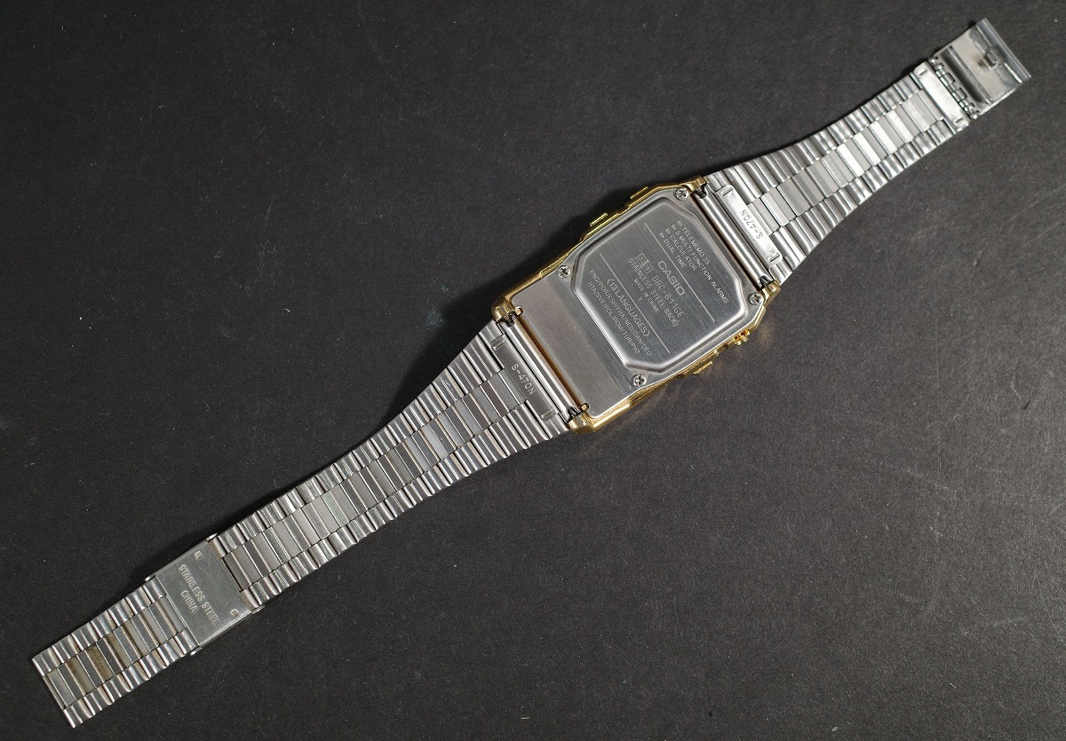  カシオ データバンク ゴールド 腕時計 DBC-611GE メンズ腕時計_画像7