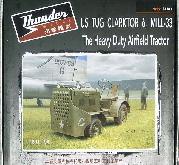 サンダーモデル TH32001 1/32 米英・クラークトール6牽引トラクター 航空機用 Mill-33型 完全新金型