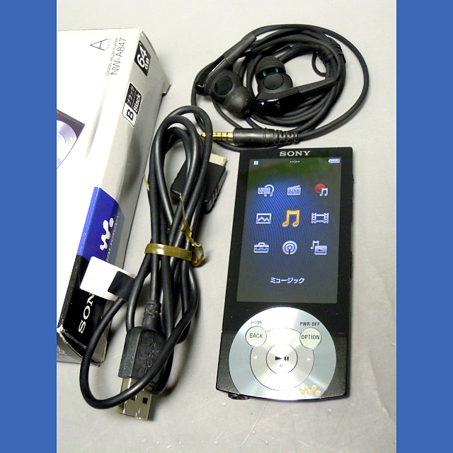 SONY / Sony Walkman NW  - 帶有便攜式音頻WALKMAN管的847 64 GB手冊）NOG    原文:SONY/ソニー ウォークマン NW-A847 64GB 取説付き ポータブルオーディオ WALKMAN 管)NOG