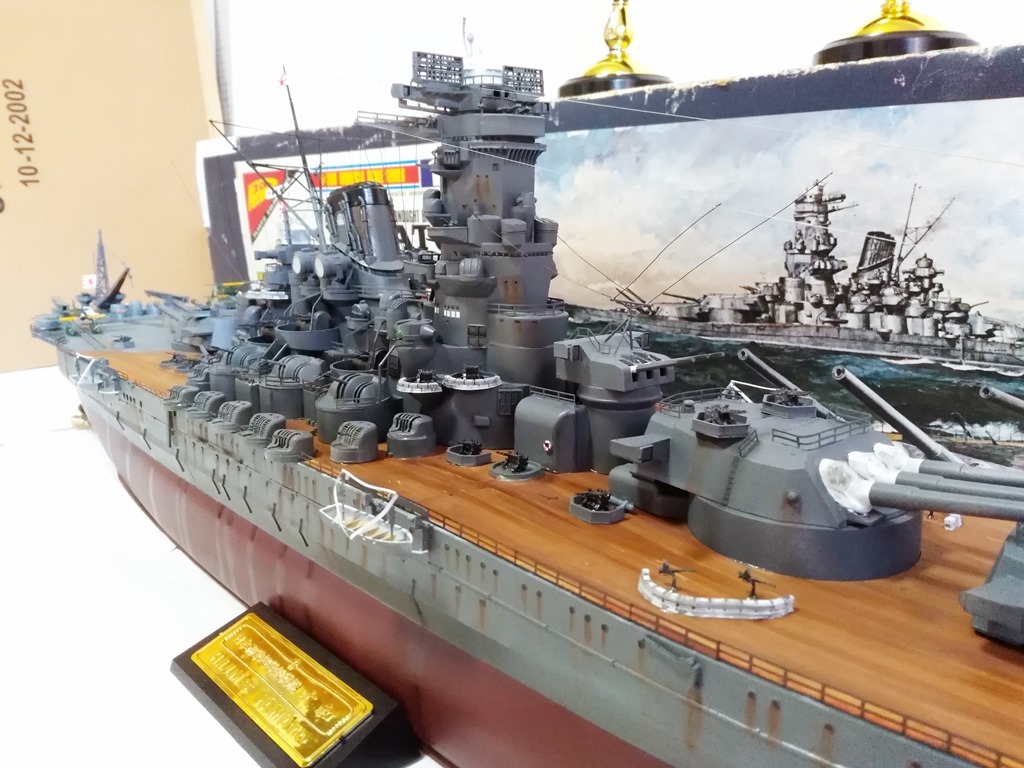 1/200 戦艦 大和 完成品 ライト点灯 ニチモ 全長131.5cm 手渡し優先もしくは佐川急便の画像3