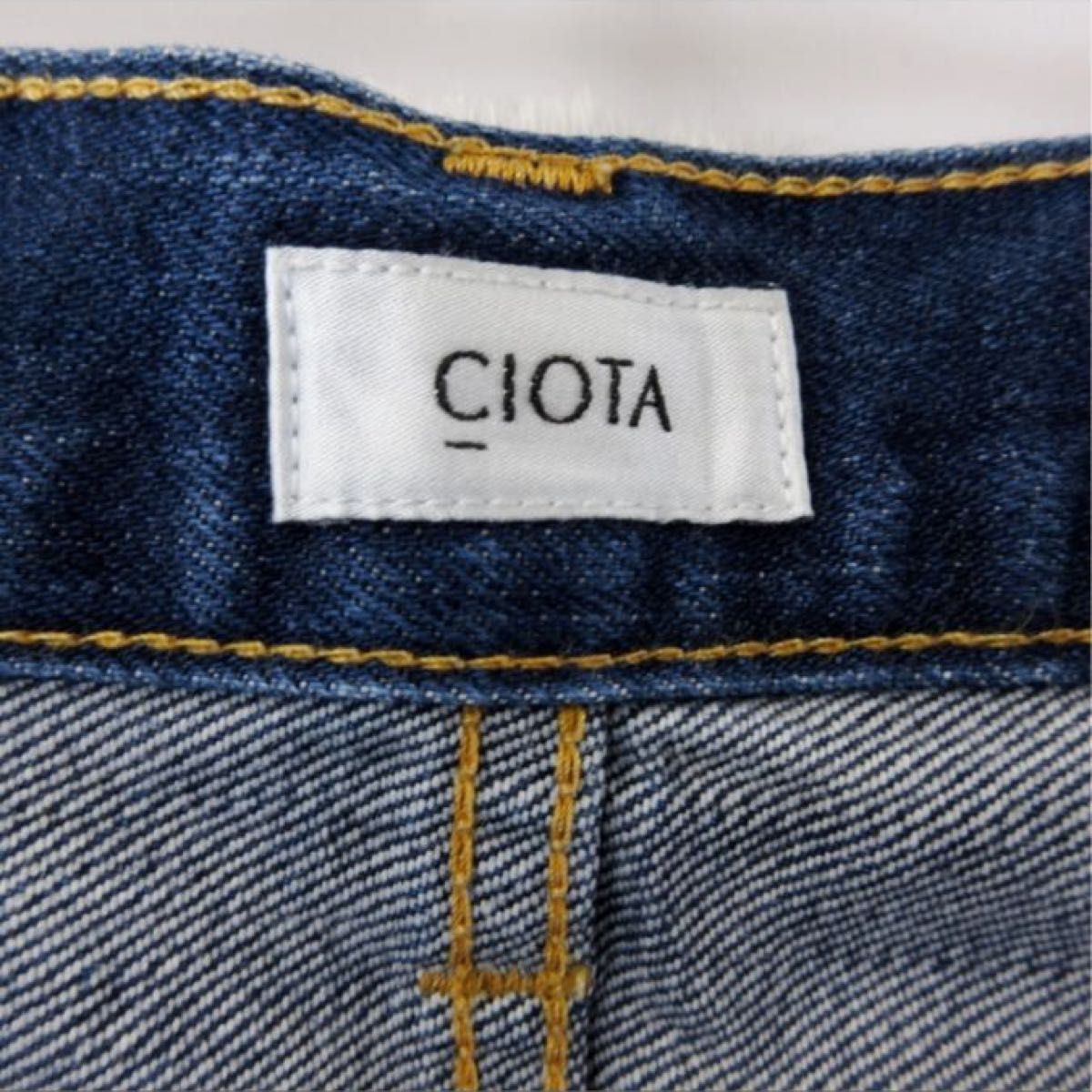 最安値 CIOTA シオタ デニム メンズ 本藍 ストレート ネイビー ワンウォッシュ価格¥29,700