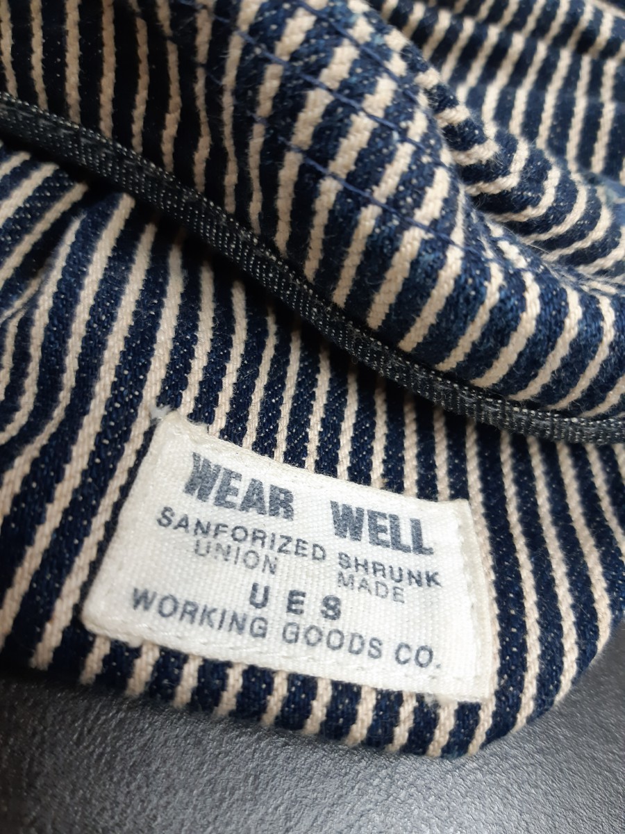 SALE！売り切り！UES WEAR WELL ウエストバッグ ウエストポーチ ウエス ヒッコリー バッグ ボディバッグ_画像6