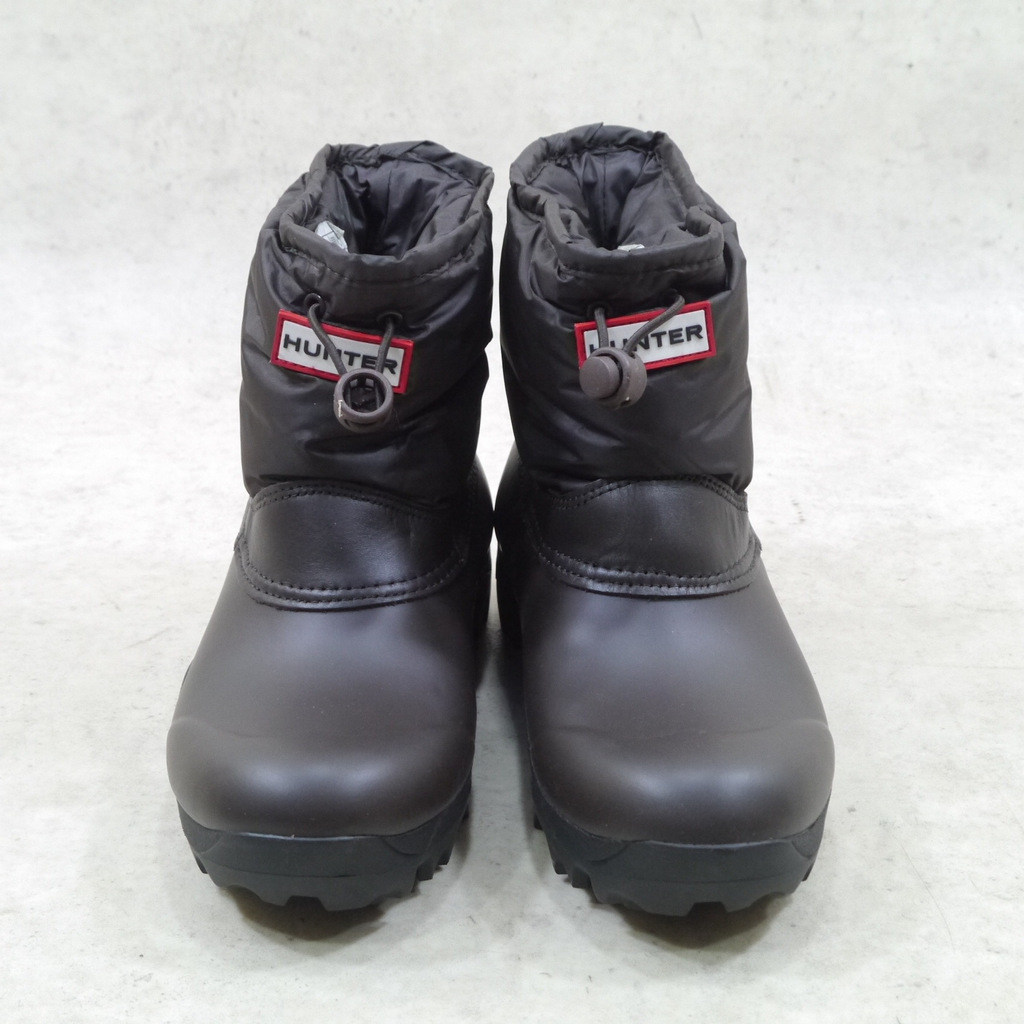 1 ハンターHUNTER BOOTSスノーブーツUS 7F/6M茶ブラウン女性レディース