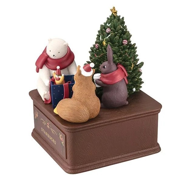  Starbucks старт ba за границей Taiwan 2023 Hori te- Рождество Eve музыкальная шкатулка 