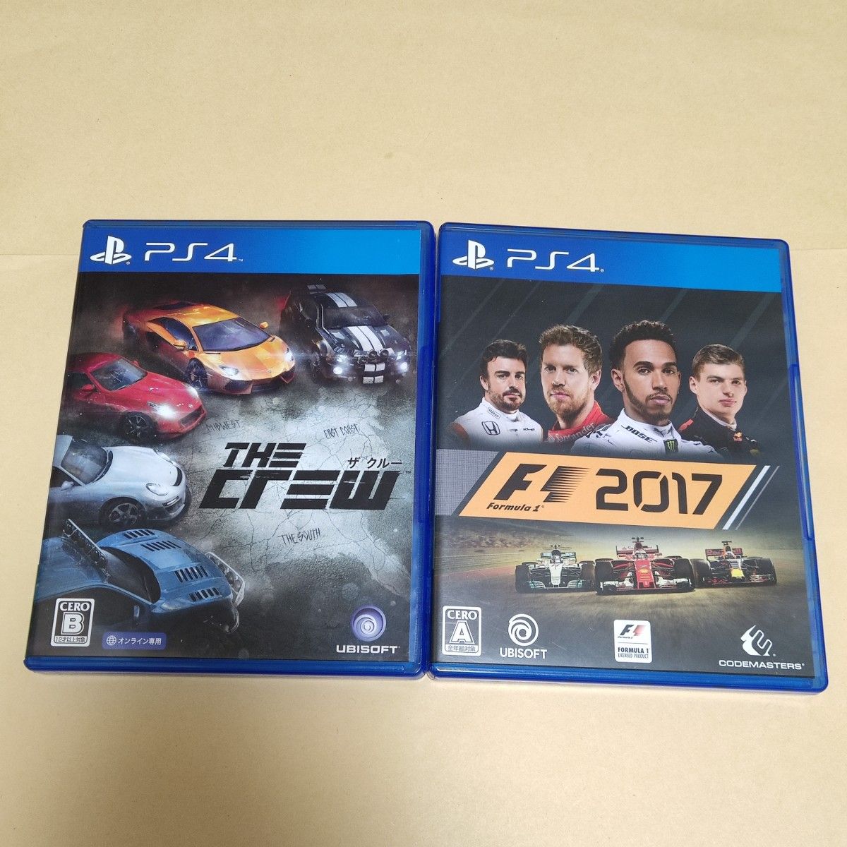 レースゲーム 2本セットTHE CREW ザ・クルー / F1 2017 PS4