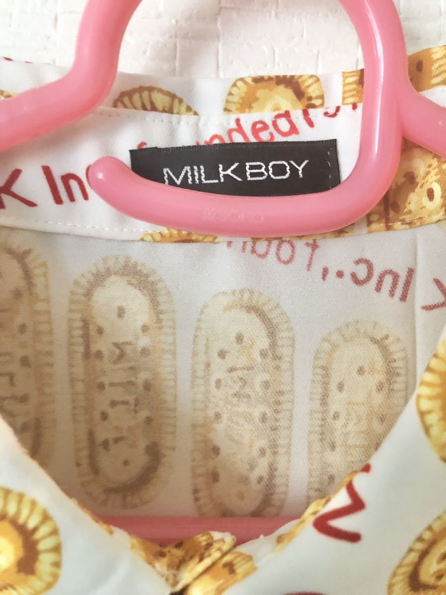 milkboy biscotti ビスケット シャツ ブラウス ベージュ_画像2