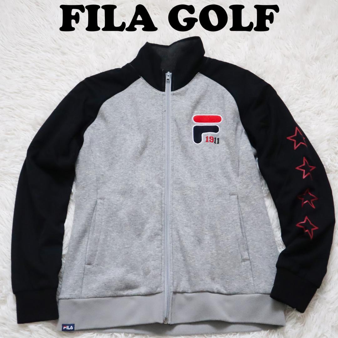 フィラゴルフ/FILA GOLF レディース ゴルフ フルジップブルゾン ゴルフウェア スウェット トレーナー_画像1