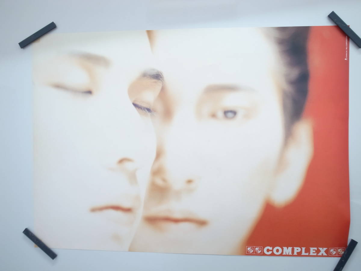 ☆COMPLEX コンプレックス ポスター サイズ（㎝）：51.5×72.5 （管理：5233）吉川晃司 布袋寅泰の画像1