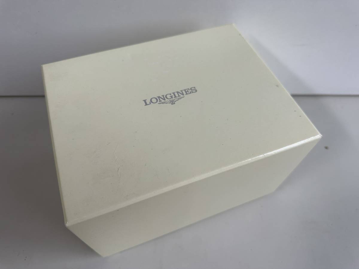 Mt575◆LONGINES ロンジン◆腕時計 ケース 箱ボックス 収納ケース 空箱 インテリア コレクション 横約17cm 縦約13cm 幅約8cm_画像9