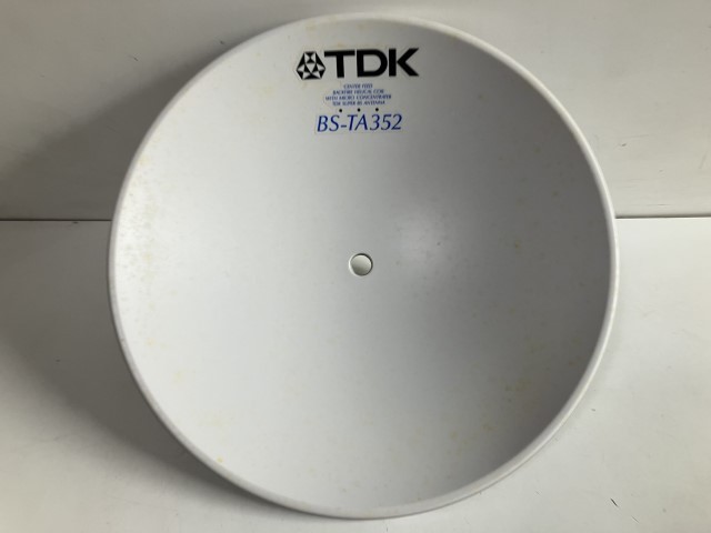 ⑤u881◇TDK◇BSアンテナ センターフィード型 パラボリックアンテナ BS