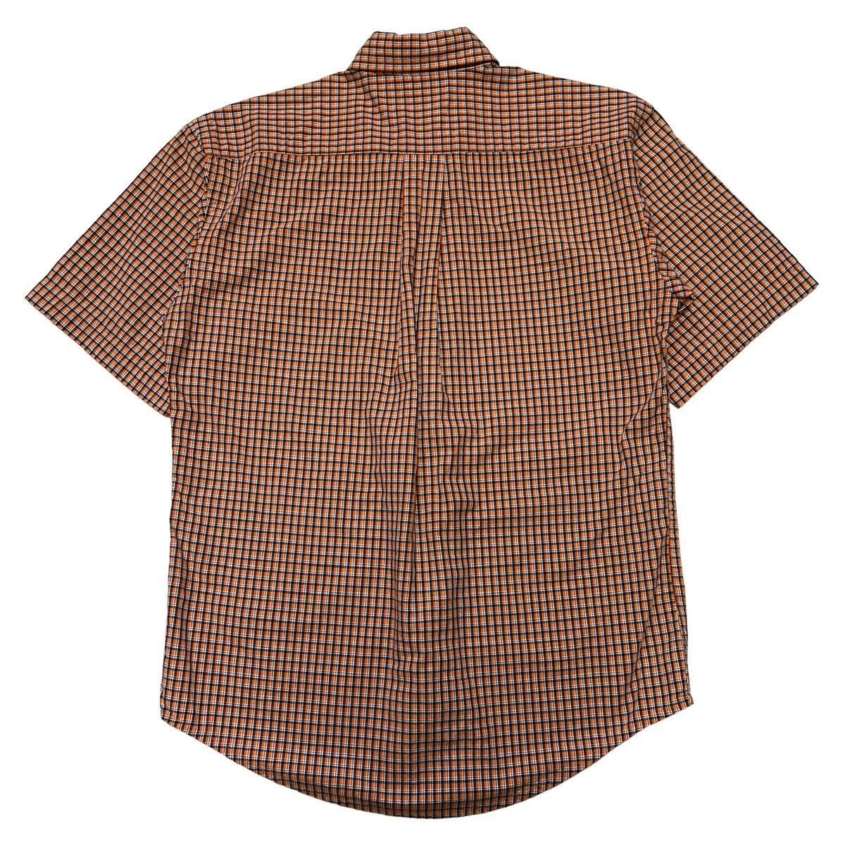 POLO RALPH LAUREN ラルフローレン 半袖ボタンダウンシャツ 刺繍 チェック Mの画像2