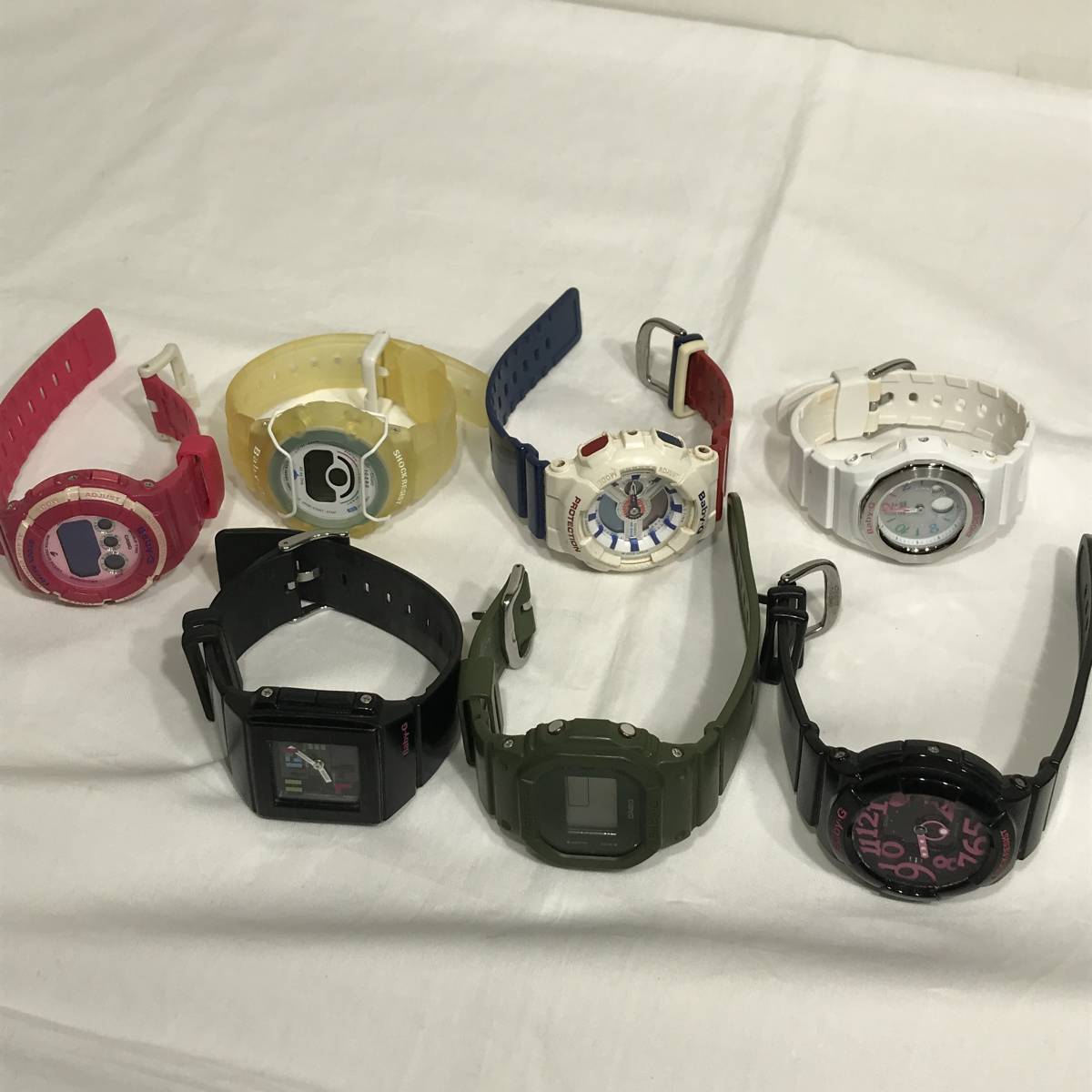 【ジャンク】 時計 まとめ G-SHOCK/BabyG/NIXON/DIESEL/SEIKO/CASIO/他 電池切れ 大量_画像2