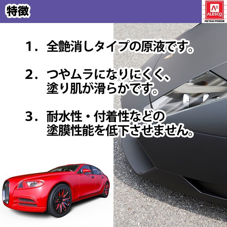 関西ペイント PG80 つや消し　マット ブラック 4kgセット /シンナー　硬化剤　道具付 Z26_画像3