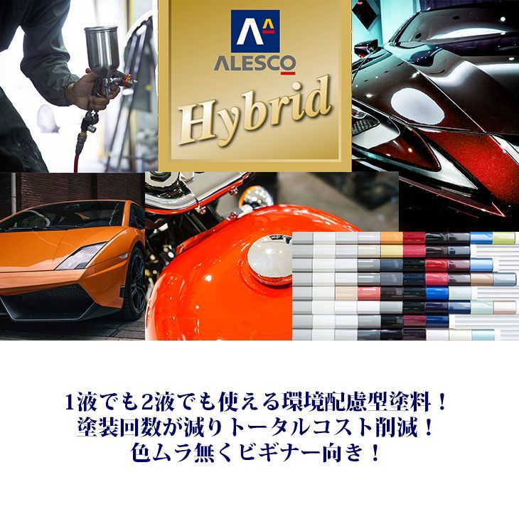 関西ペイント ハイブリッド 調色 ホンダ YR-528M ショアーラインミストM　500g（希釈済）Z24_画像2