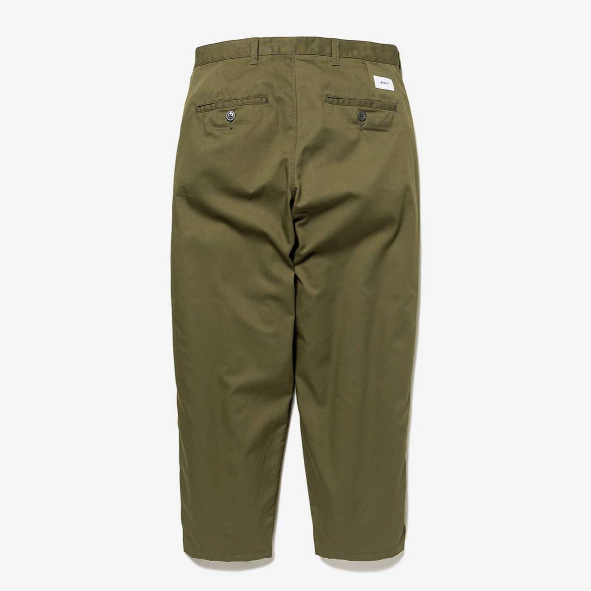 WTAPS 2023AW TRDT1802 / TROUSERS / CTPL. TWILL OLIVE DRAB Lサイズ_画像2