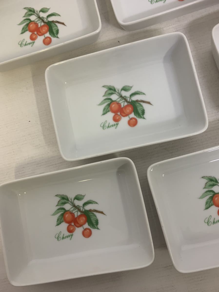 a184 cherry Sakura peach angle plate small plate together 