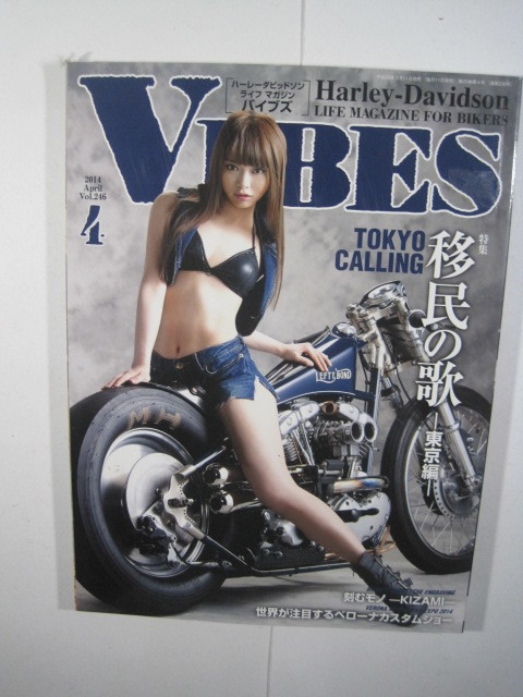 VIBES (バイブス) 2014年 4月号 バイブズ 折込み付属 バイク 雑誌 ハーレーダビットソン ハーレー 咲田ありな 2014_画像1
