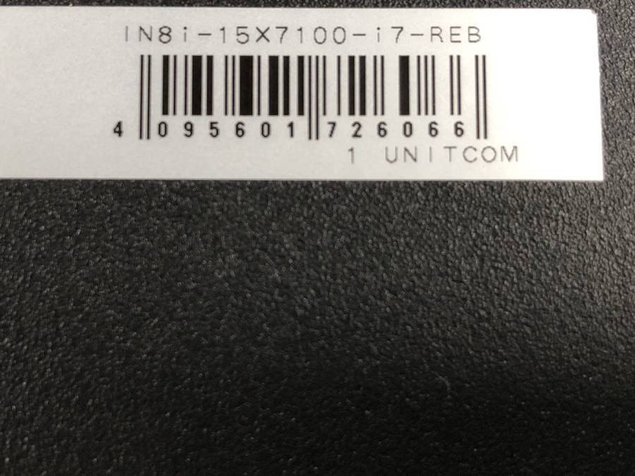 UNITCOM IN8i-15X7100-i7-REB - Win10　Core i7 4710MQ 2.50GHz 8GB 480GB(SSD)■1週間保証_画像5