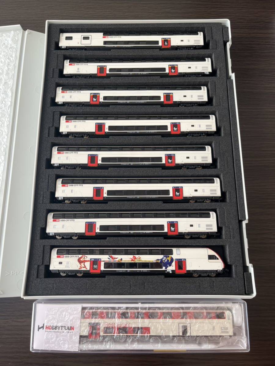 Nゲージ hobbytrain H25120他 SBB IC2020 スイス連邦鉄道 9両セット フル編成 lemke_画像1