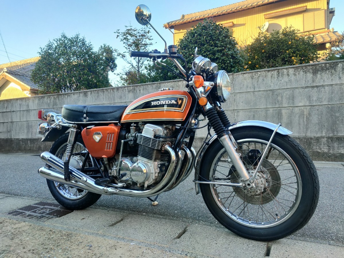 【愛知県より】美車！ CB750K CB750Four K2 現車確認 歓迎です 車検R8 7月まで すぐ乗れます ★ K0 K4 z1 z2 gt750 ホンダ _画像10