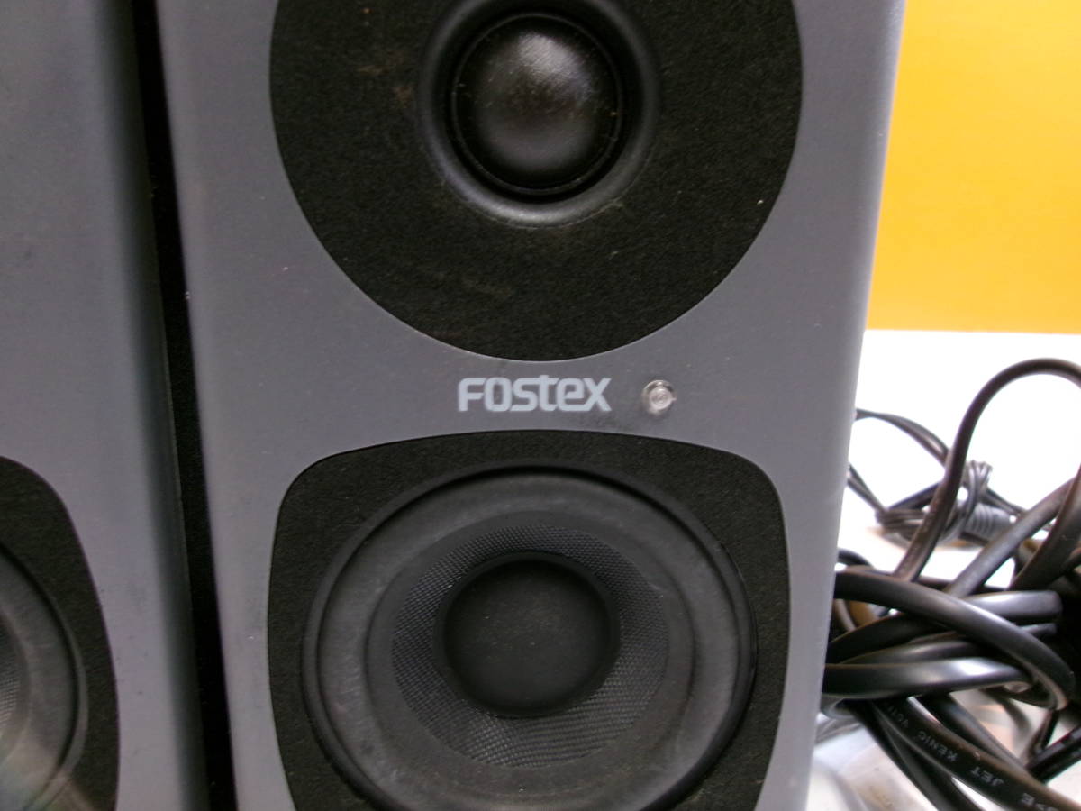 (S-3078)FOSTEX スピーカーセット PM0.3 動作未確認 現状品_画像2