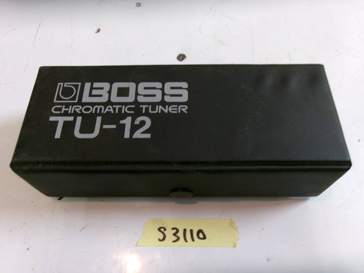 (S-3110)BOSS CHROMATIC TUNER TU-12 動作未確認 現状品の画像1