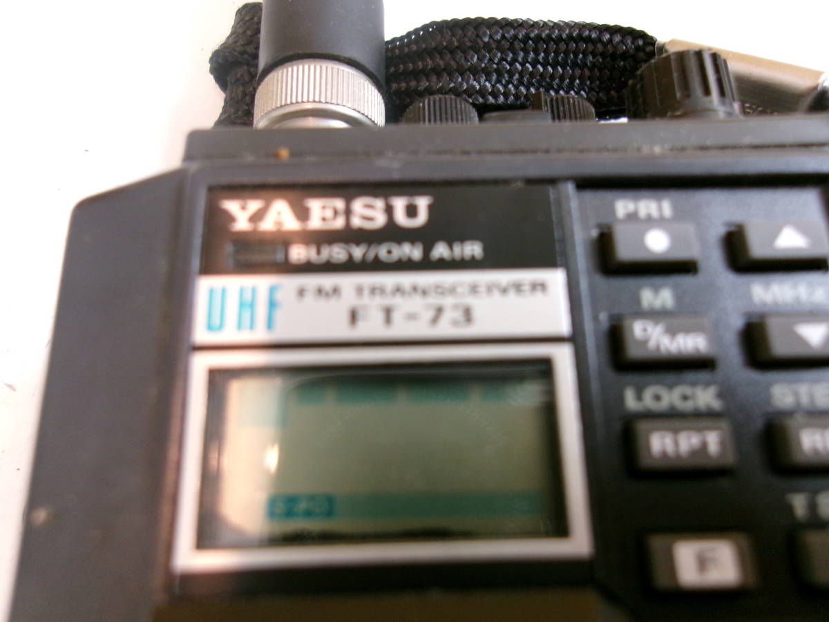 (D-38)YAESU トランシーバー FT-73 動作未確認 現状品_画像2