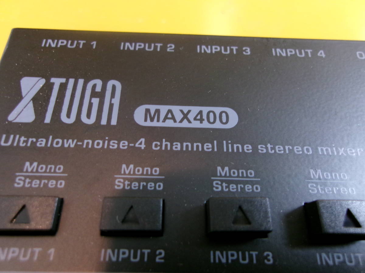 (D-62)TUGA MIXER MAX-400 動作未確認 現状品_画像2