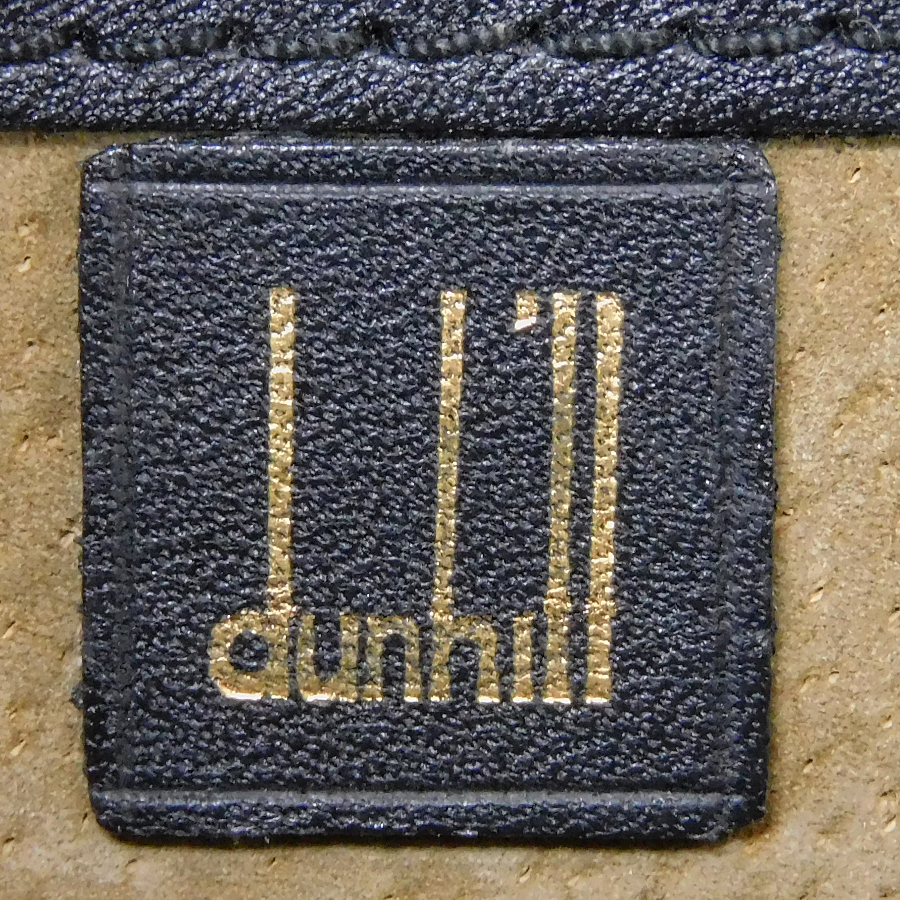 1円 ■ 美品 ダンヒル セカンドバッグ レザー ブラック系 メンズ レディース お出掛けDunhill ■ E.Bssl.oR-28_画像8