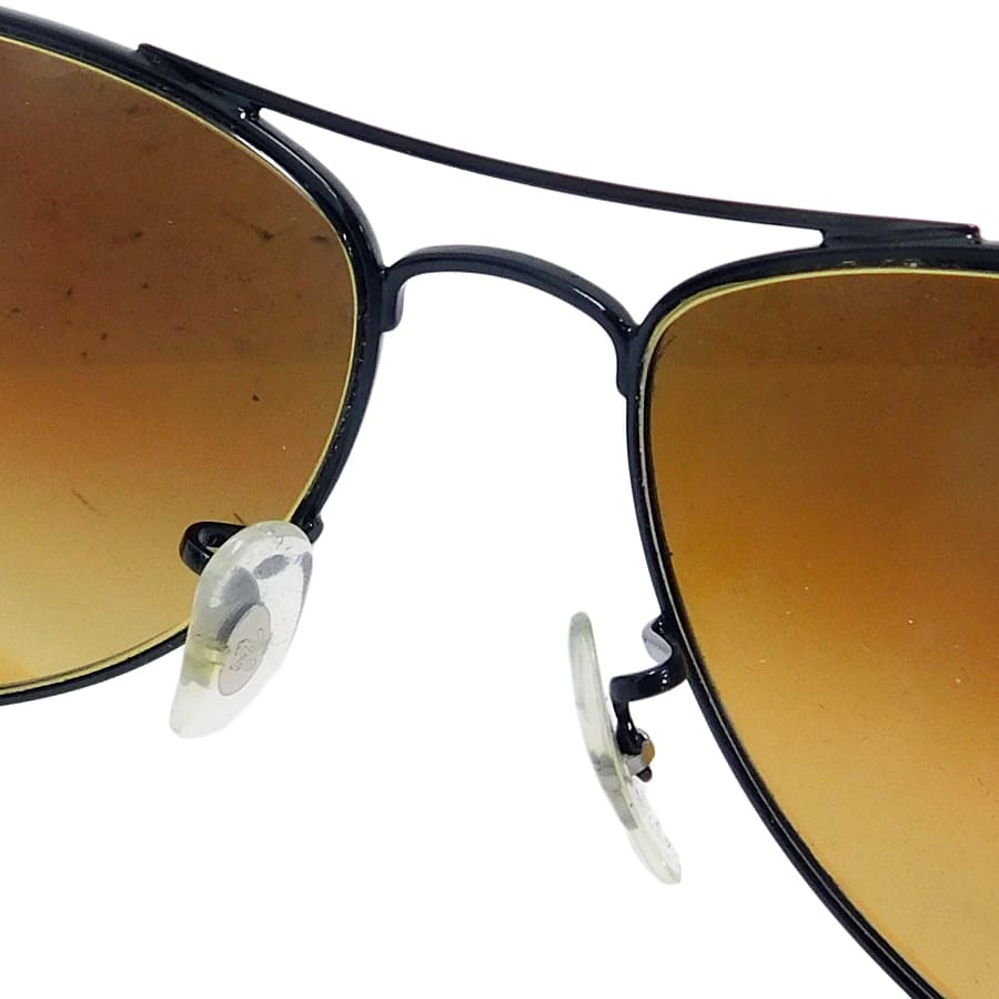 1円 ■ 極美品 レイバン サングラス RB3362 ブラック系 プラスチック×メタル お出かけ Ray Ban ■E.Bemo.zE-19_画像8