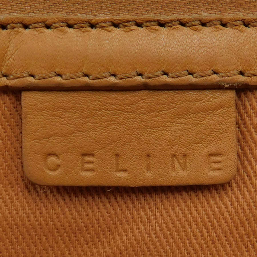 1円 ■ 極美品 セリーヌ ハンドバッグ ブラウン系 レザー 普段使い お洒落 お買い物 CELINE ■E.Ber.oN-15_画像8