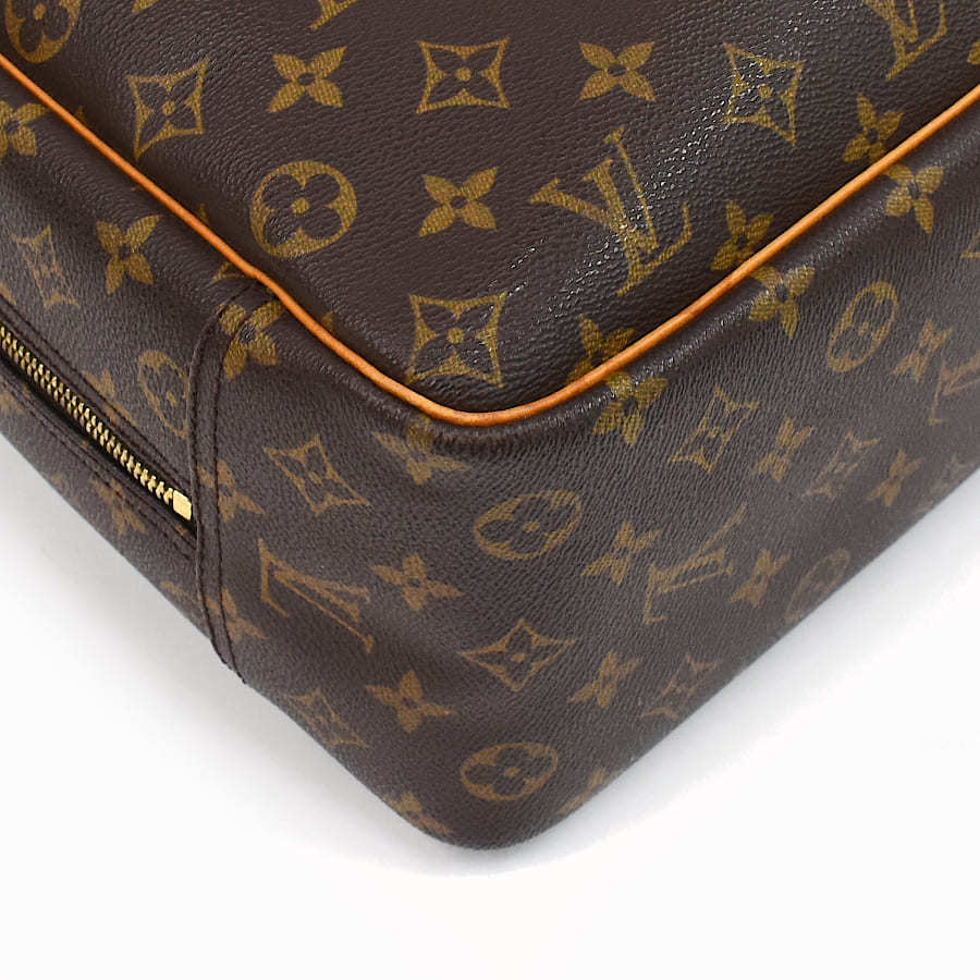 1円 ◆定価20万 美品 LOUIS VUITTON ルイヴィトン ハンドバッグ ドーヴィル M47270 モノグラム ブラウン◆K.Cip.oR-26_画像5