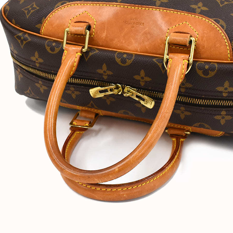 1円 ◆定価20万 美品 LOUIS VUITTON ルイヴィトン ハンドバッグ ドーヴィル M47270 モノグラム ブラウン◆K.Cip.oR-26_画像7