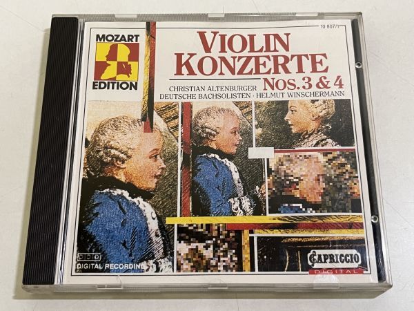 357-324/CD/ザルツブルク、ヴェーグ/モーツァルト ヴァイオリン協奏曲第3番、第4番_画像1