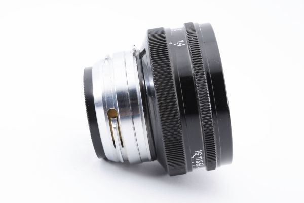 ◆珍品◆美品◆ ニコン Nikon NIKKOR-S・C 5cm F1.4 オールブラック リペイント Sマウント 単焦点 レンジファインダー #2838_画像7