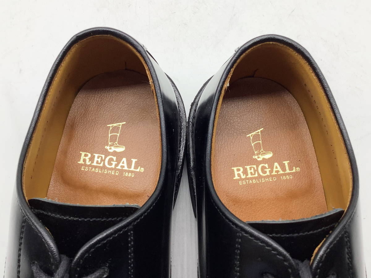 【使用僅極美】REGAL リーガル ★JU13 日本製 プレーントゥドレス 26 ★_画像5